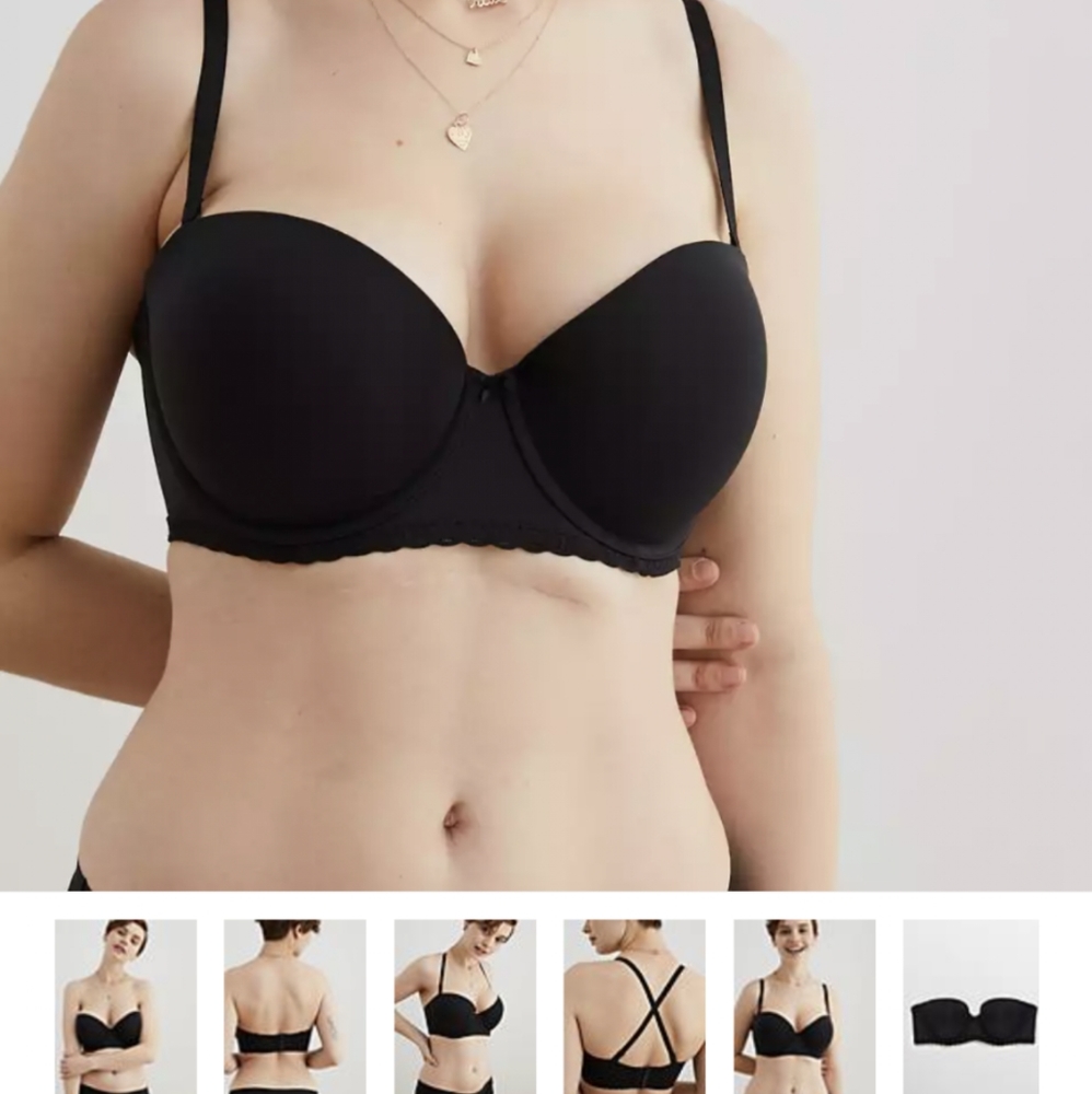 Aerie real happy strapless bra